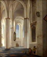 212/saenredam, pieter jansz - the interior of the buurkerk at utrecht